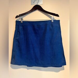 Rip Skirt Hawaii Wrap Adjustable Skirt Pockets Womens Size XL Indigo Surf Beachy